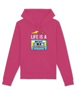Life is a Mixtape - Casetă Retro Hanorac Unisex Drummer