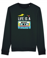 Life is a Mixtape - Casetă Retro Bluză mânecă lungă Unisex Rise