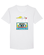 Life is a Mixtape - Casetă Retro Tricou mânecă scurtă guler larg Bărbat Skater