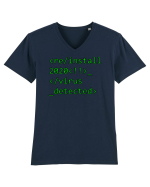 Reinstall 2020 virus detected Tricou mânecă scurtă guler V Bărbat Presenter