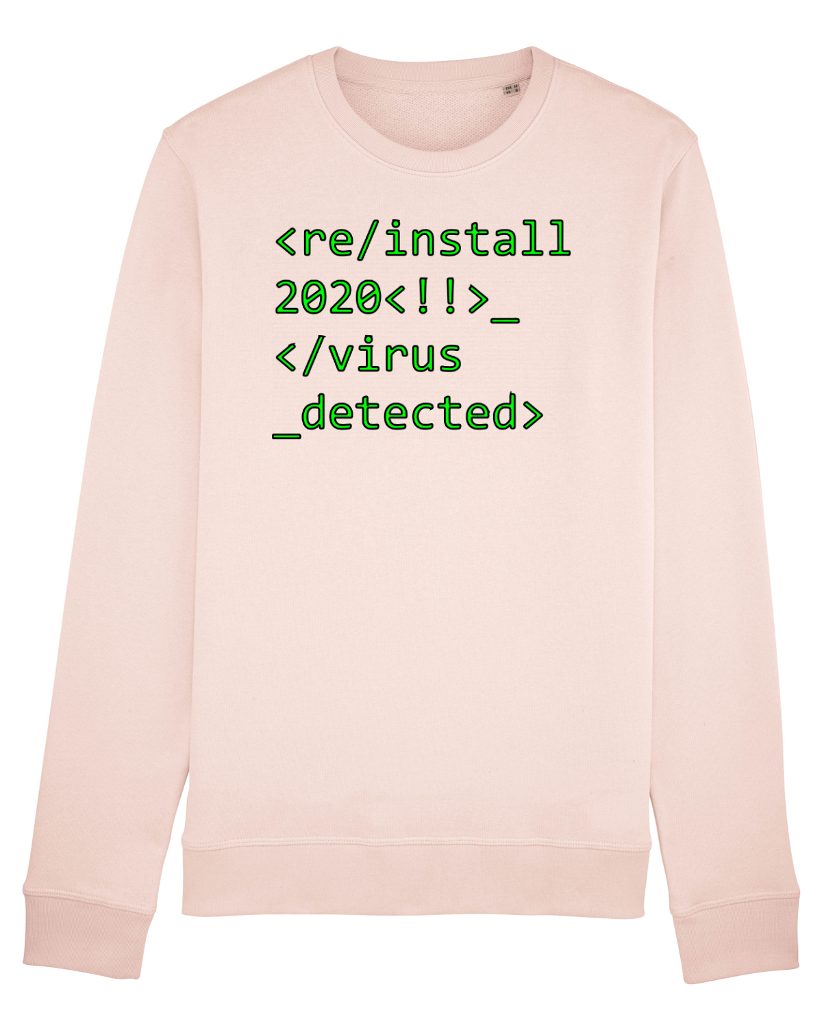 Bluză mânecă lungă Unisex Rise Candy Pink