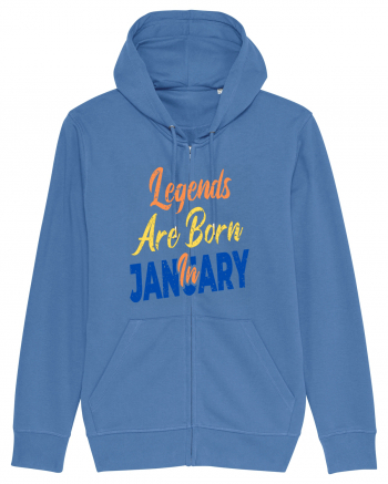 Legends Are Born In January Bright Blue