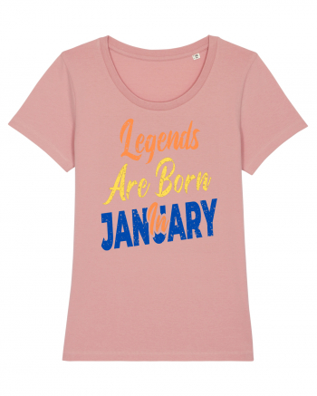 Legends Are Born In January Canyon Pink