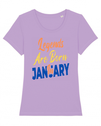 Legends Are Born In January Lavender Dawn