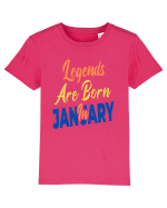 Legends Are Born In January Tricou mânecă scurtă  Copii Mini Creator