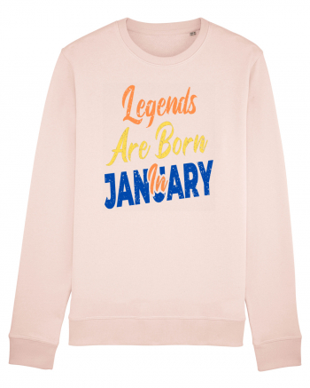 Legends Are Born In January Candy Pink