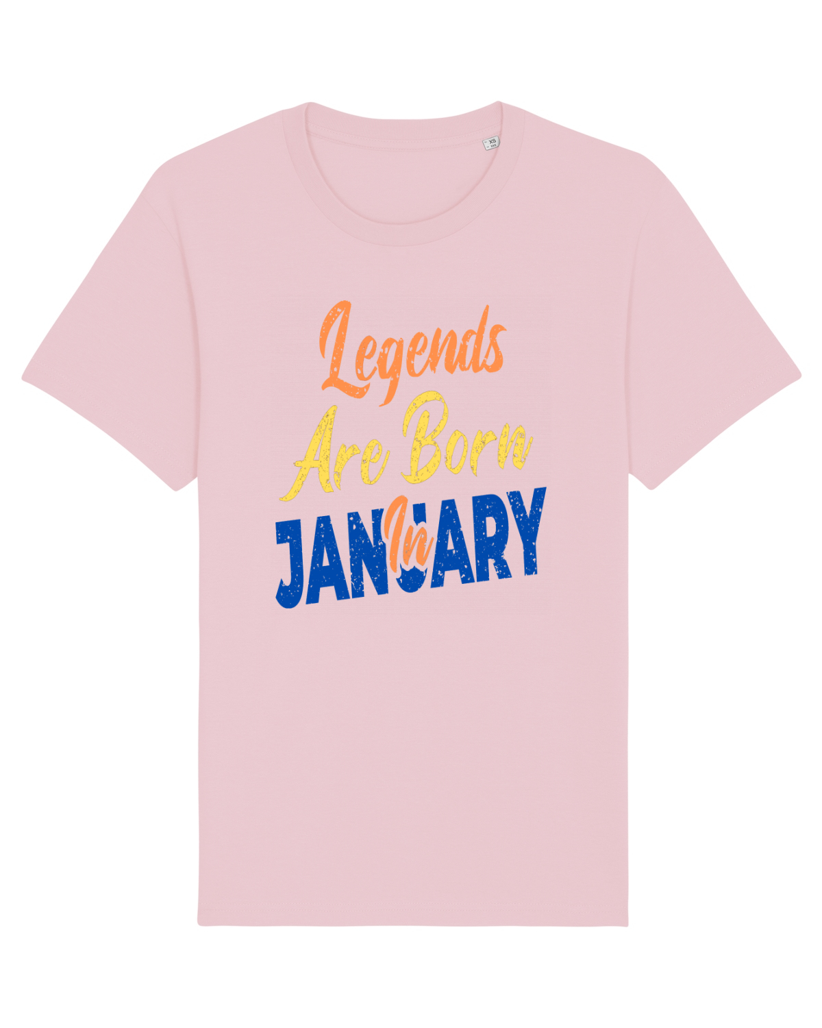 Tricou mânecă scurtă Unisex Rocker Cotton Pink