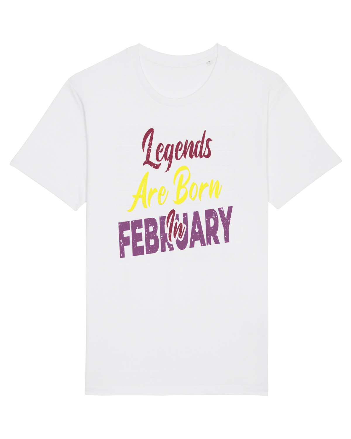 Tricou mânecă scurtă Unisex Rocker White