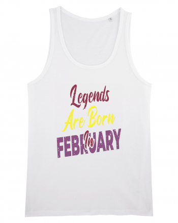 Legends Are Born In February White