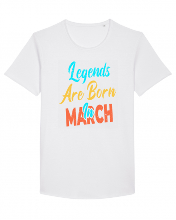 Legends Are Born In March White