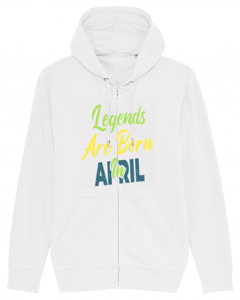 Legends Are Born In April White