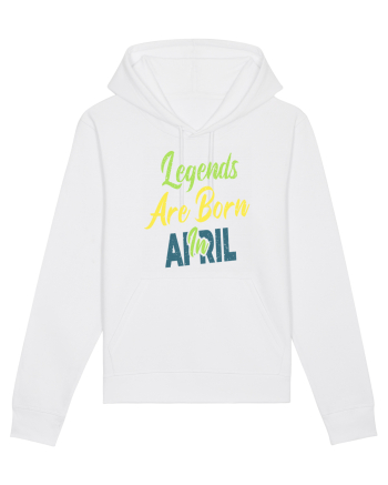 Legends Are Born In April White