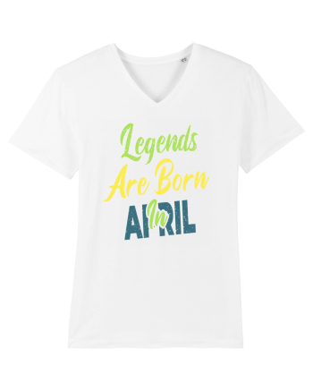 Legends Are Born In April White
