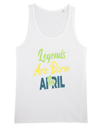 Legends Are Born In April White