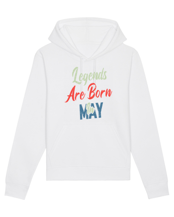 Legends Are Born In May White