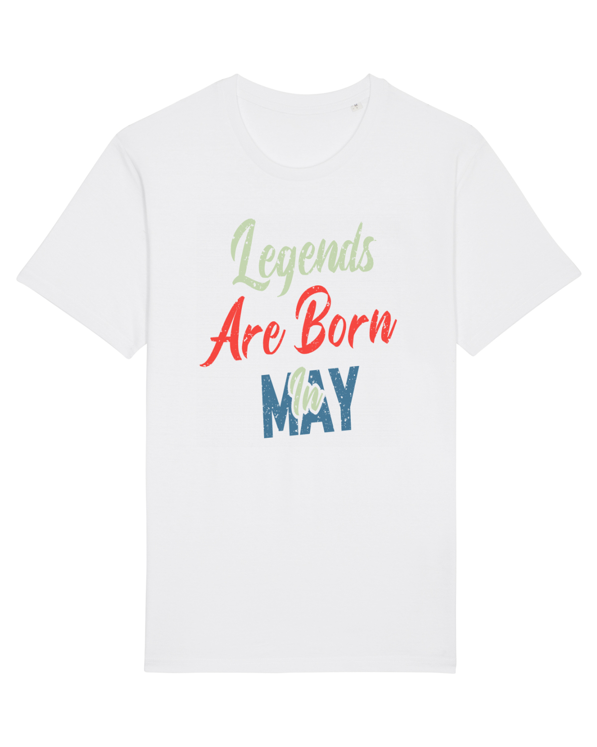 Tricou mânecă scurtă Unisex Rocker White