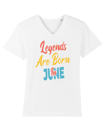 Legends Are Born In June White