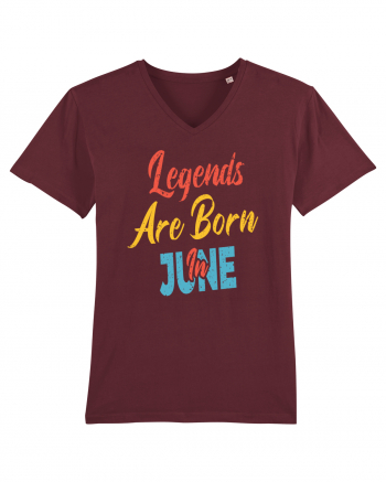 Legends Are Born In June Burgundy