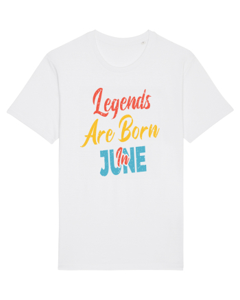 Legends Are Born In June White
