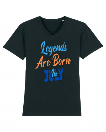 Legends Are Born In July Black