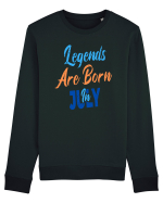 Legends Are Born In July Bluză mânecă lungă Unisex Rise