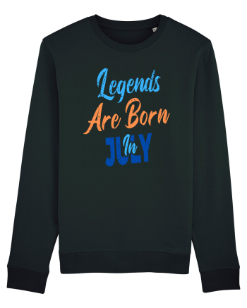 Legends Are Born In July Black