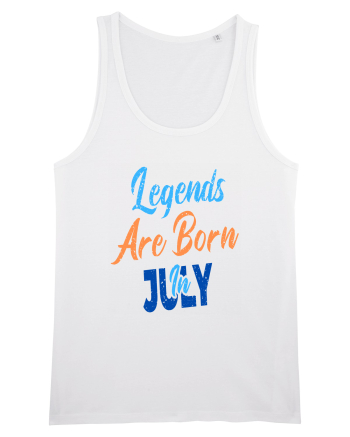 Legends Are Born In July White