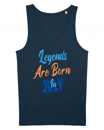 Legends Are Born In July Navy