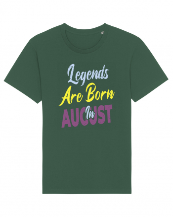 Legends Are Born In August Bottle Green