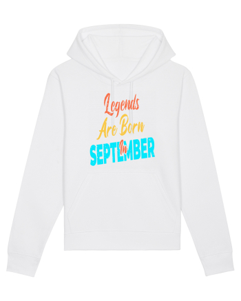 Legends Are Born In September White