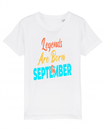 Legends Are Born In September White