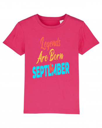 Legends Are Born In September Raspberry