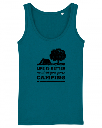 Life is Better When You Go Camping Ocean Depth