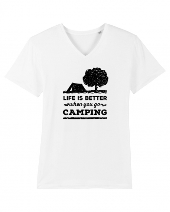 Life is Better When You Go Camping White