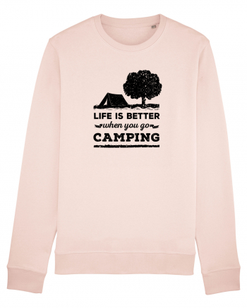 Life is Better When You Go Camping Candy Pink