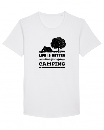 Life is Better When You Go Camping White