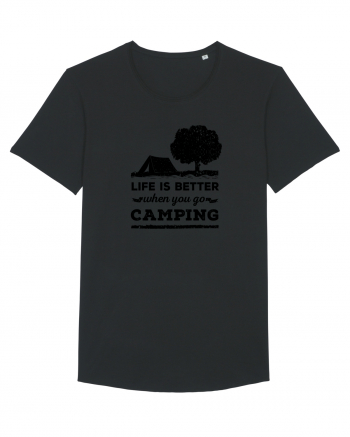 Life is Better When You Go Camping Black