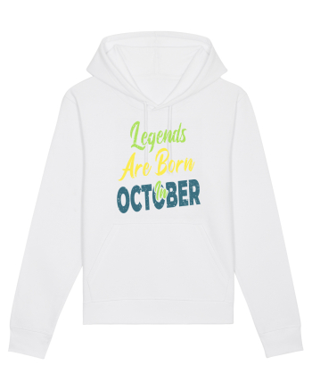 Legends Are Born In October White