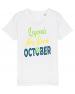 Legends Are Born In October Tricou mânecă scurtă  Copii Mini Creator