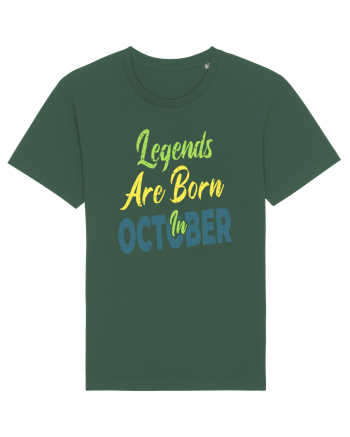 Legends Are Born In October Bottle Green