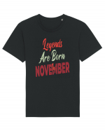 Legends Are Born In November Tricou mânecă scurtă Unisex Rocker