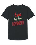 Legends Are Born In November Tricou mânecă scurtă guler larg Bărbat Skater