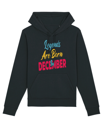 Legends Are Born In December Black
