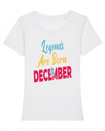 Legends Are Born In December White