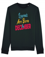 Legends Are Born In December Bluză mânecă lungă Unisex Rise