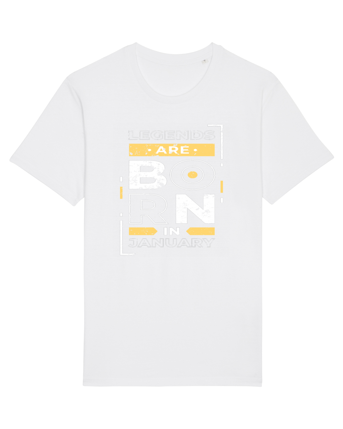 Tricou mânecă scurtă Unisex Rocker White