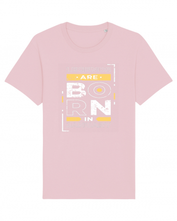 Legends Are Born In January Cotton Pink