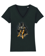 Anubius Tricou mânecă scurtă guler V Damă Evoker