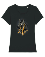 Anubius Tricou mânecă scurtă guler larg fitted Damă Expresser