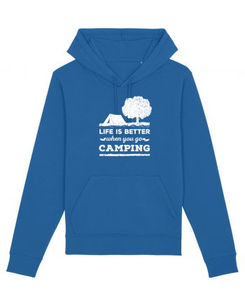Life is Better When You Go Camping Royal Blue